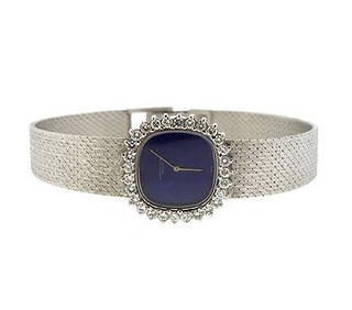 Audemars Piguet 18k Gold Diamond Lapis Dial Watch (1 of 3)