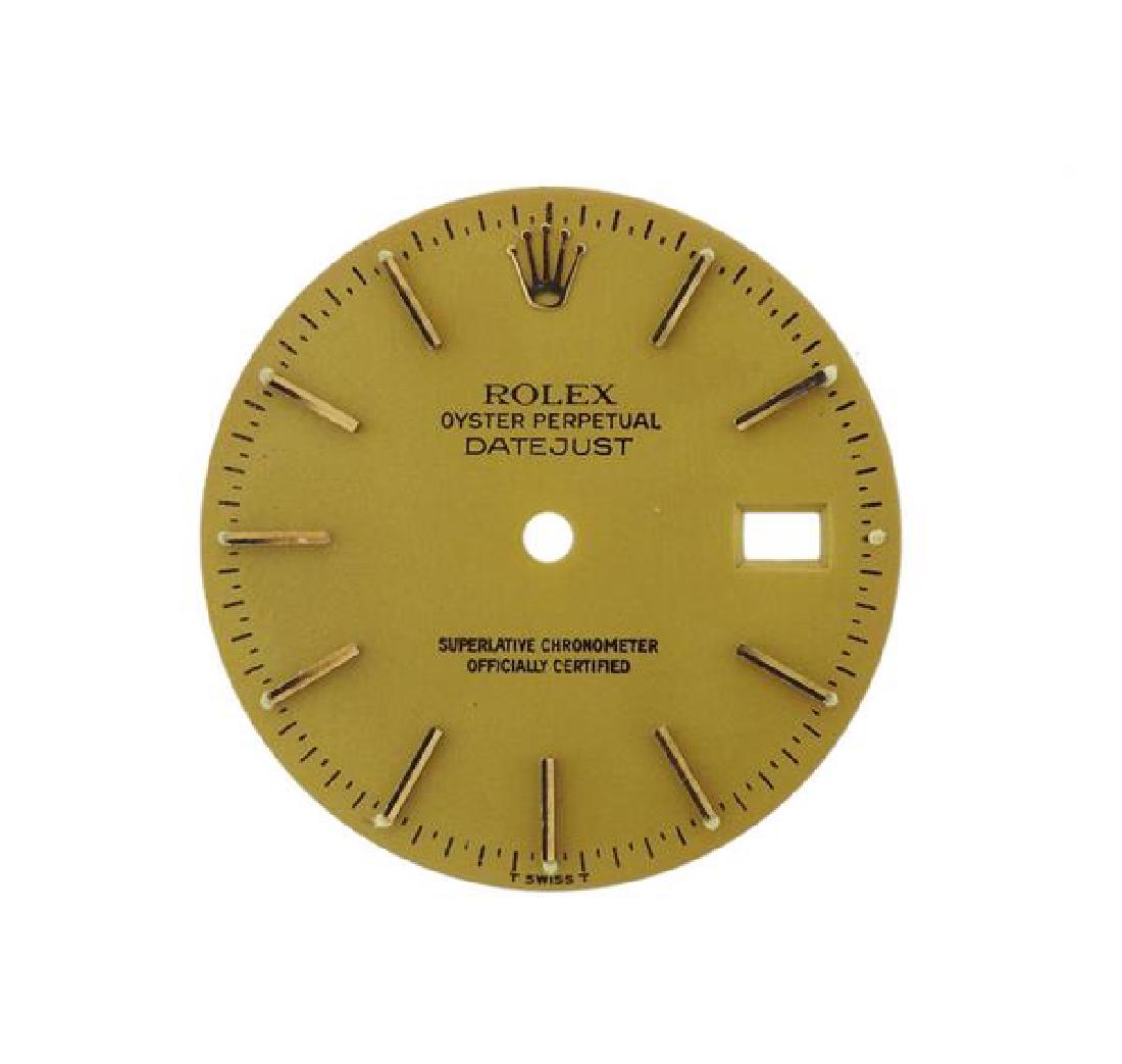 Rolex Oyster Perpetual Datejust Gold Tone Watch Dial (1 of 3)