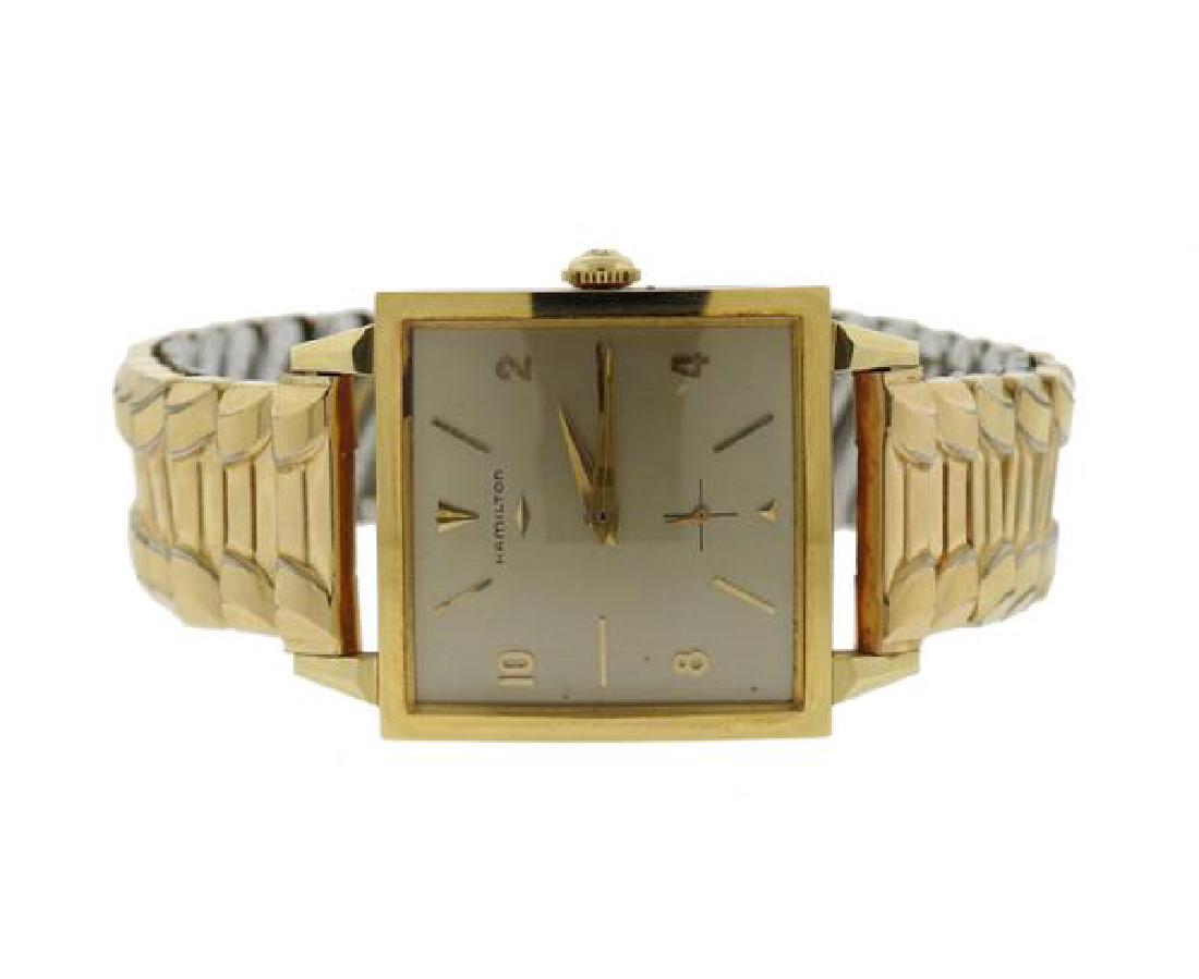 Vintage Hamilton 14k Gold Manual Wind Watch (1 of 3)