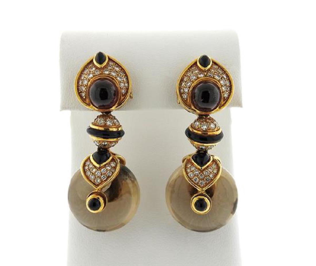 Marina B 18k Gold Diamond Gemstone Interchangeable (1 of 7)