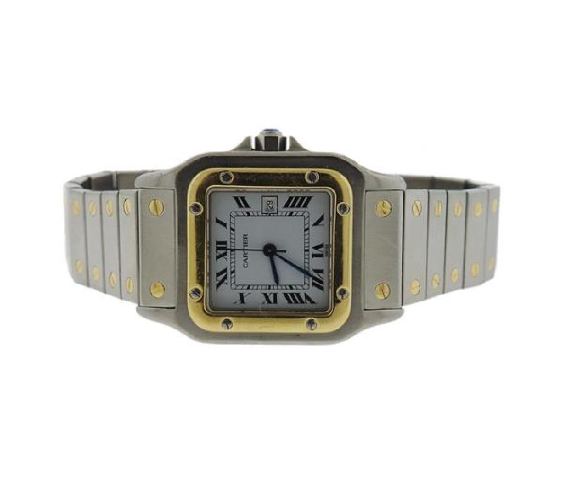 Cartier Santos 18k Gold Stainless Automatic Watch (1 of 3)