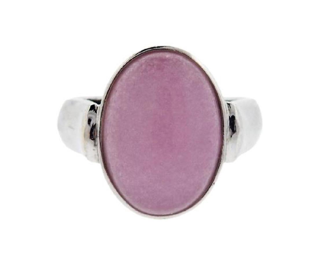 18k Gold Rose Quartz Ring (1 of 3)