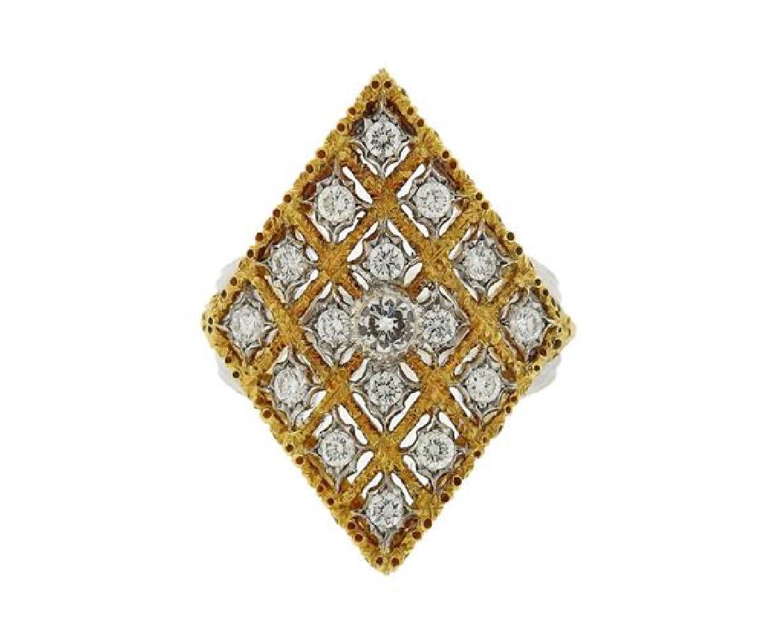 Buccellati 18k Gold Diamond Ring (1 of 5)