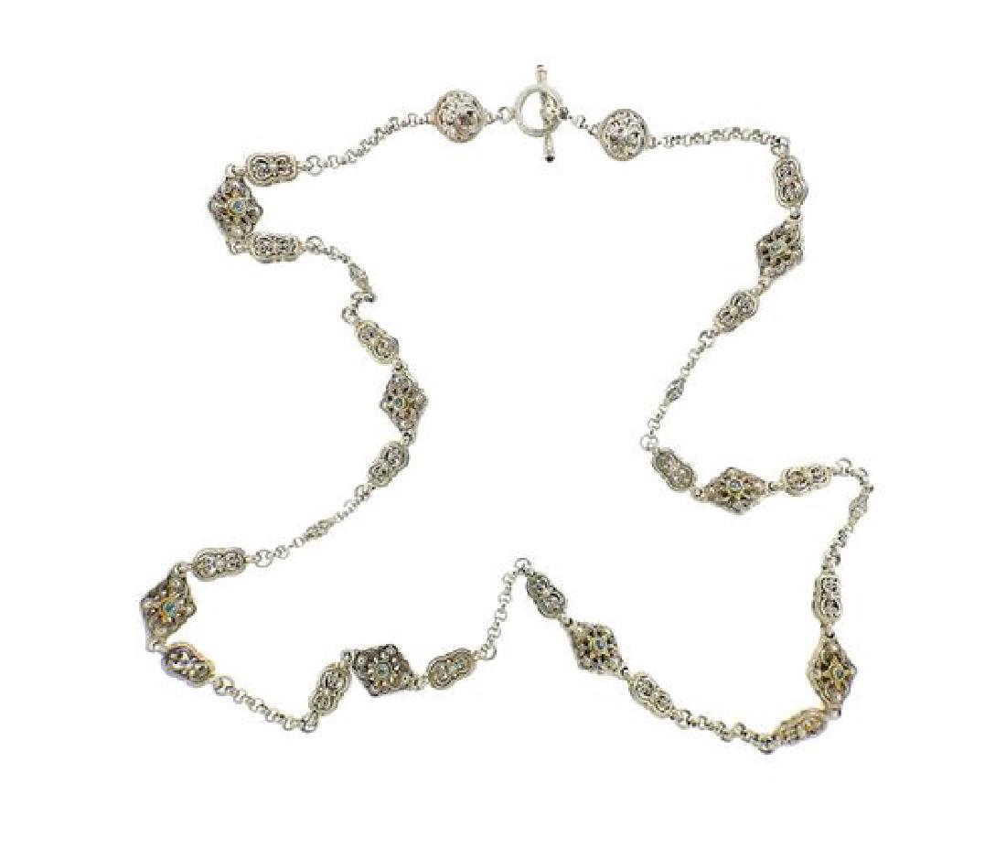 Konstantino 18K Gold Sterling Gemstone Necklace (1 of 7)