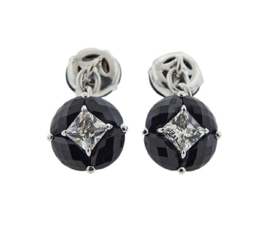 Trianon 18K Gold Black White Gemstone Cufflinks (1 of 3)