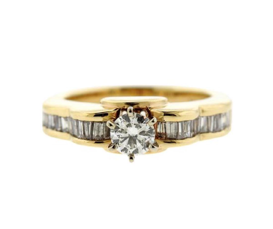 14K Gold Diamond Engagement Ring (1 of 4)