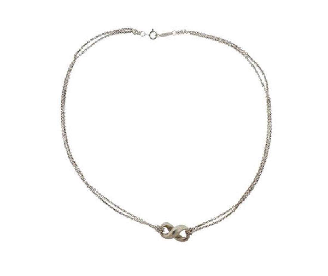 Tiffany & Co Infinity Sterling Silver Necklace (1 of 3)