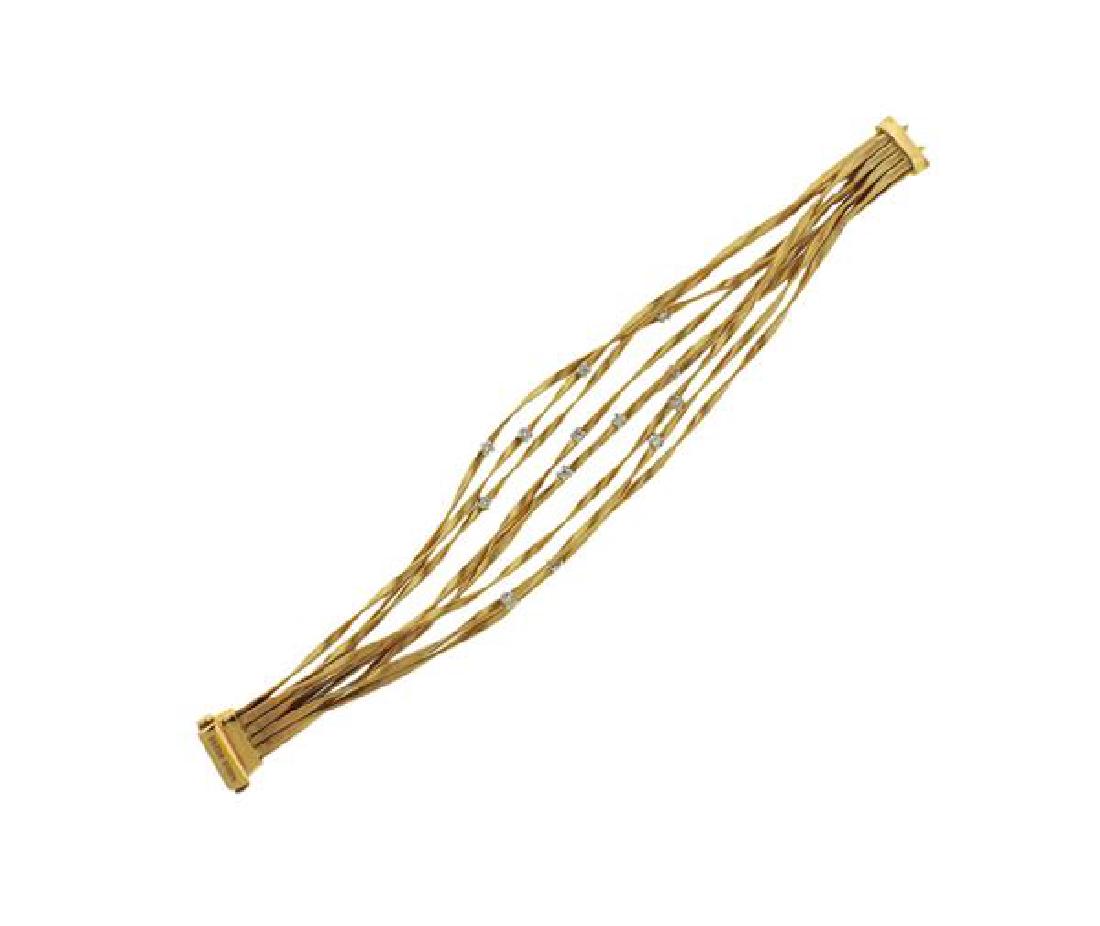 Marco Bicego Marrakech 18K Gold Diamond Bracelet (1 of 5)