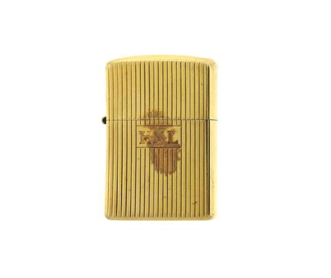 Vintage Zippo 14K Gold Lighter (1 of 3)