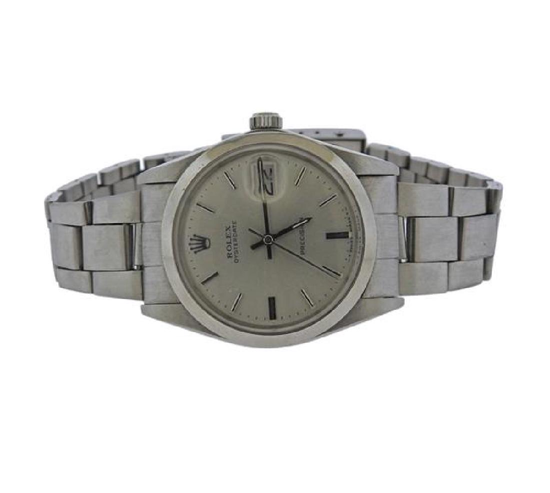 Rolex Oysterdate Precision Stainless Steel Watch 6694 (1 of 3)