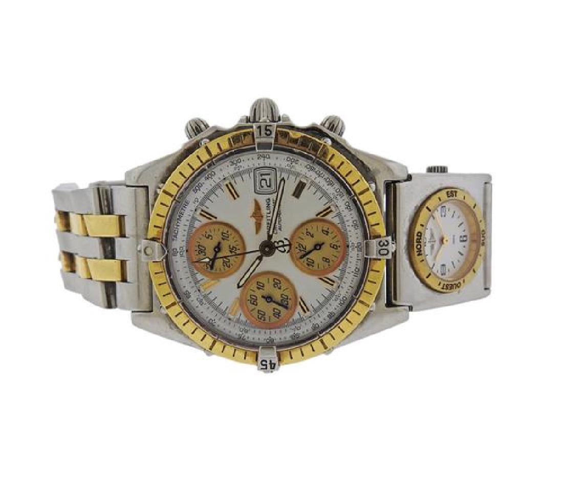 Breitling Chronomat 18k Gold Steel Watch D13050 (1 of 4)