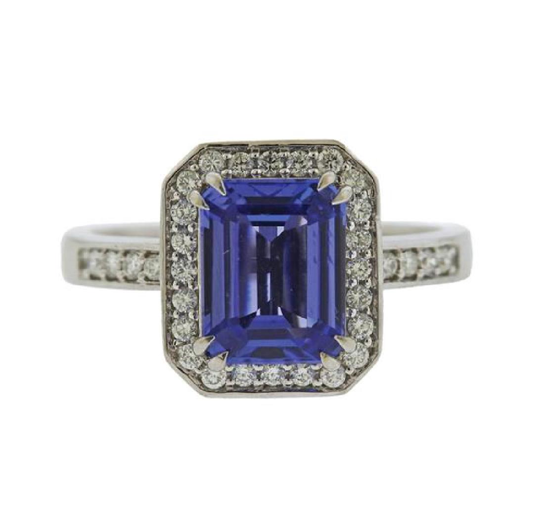14K Gold Diamond Tanzanite Ring (1 of 3)