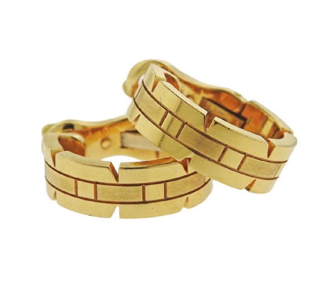 Cartier 18K Gold Hoop Earrings (1 of 5)