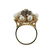 14K Gold Diamond Sapphire Pearl Ring - 2