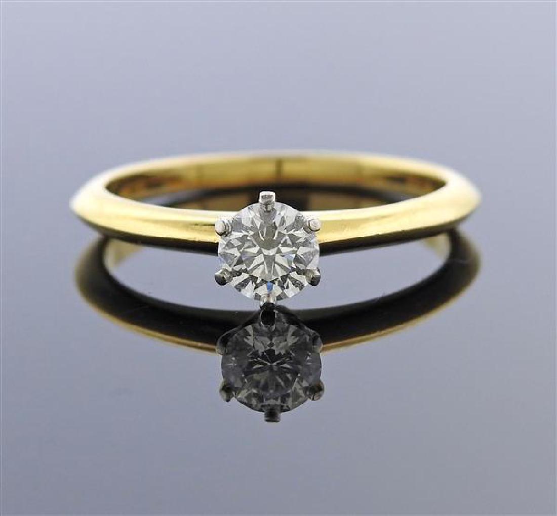 Tiffany & Co Platinum Gold 0.38ct Diamond (1 of 4)