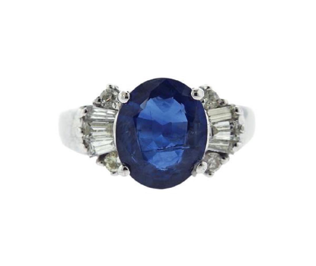 14K Gold Diamond Sapphire Ring (1 of 3)