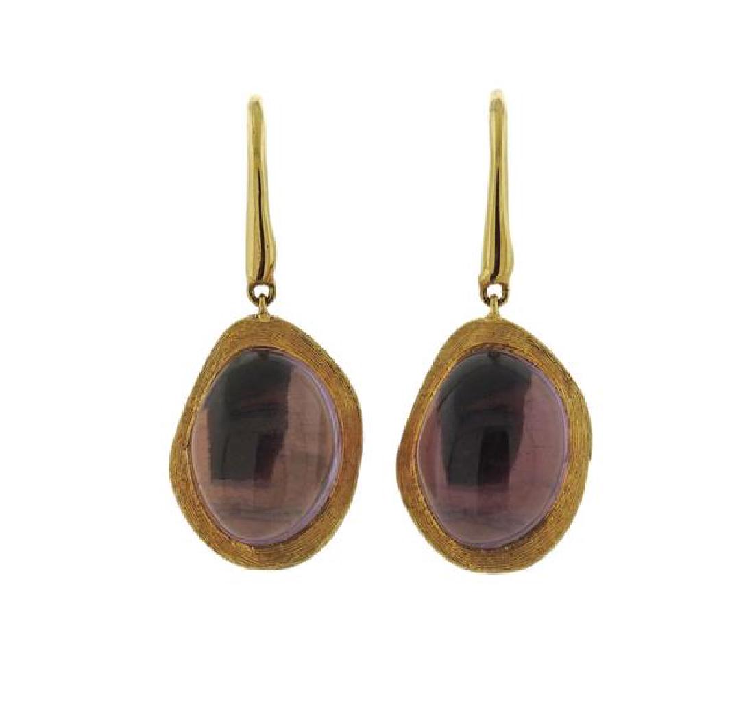 Marco Bicego Confetti 18K Gold Amethyst Earrings (1 of 3)