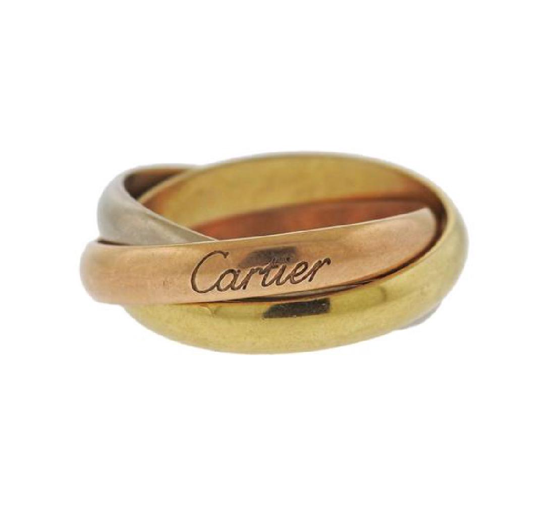 Cartier Trinity 18k Gold Rolling Band Ring (1 of 3)