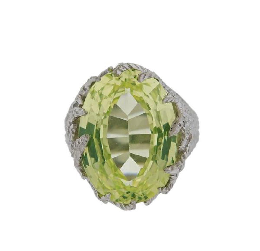 14k Gold Yellow Stone Ring (1 of 4)