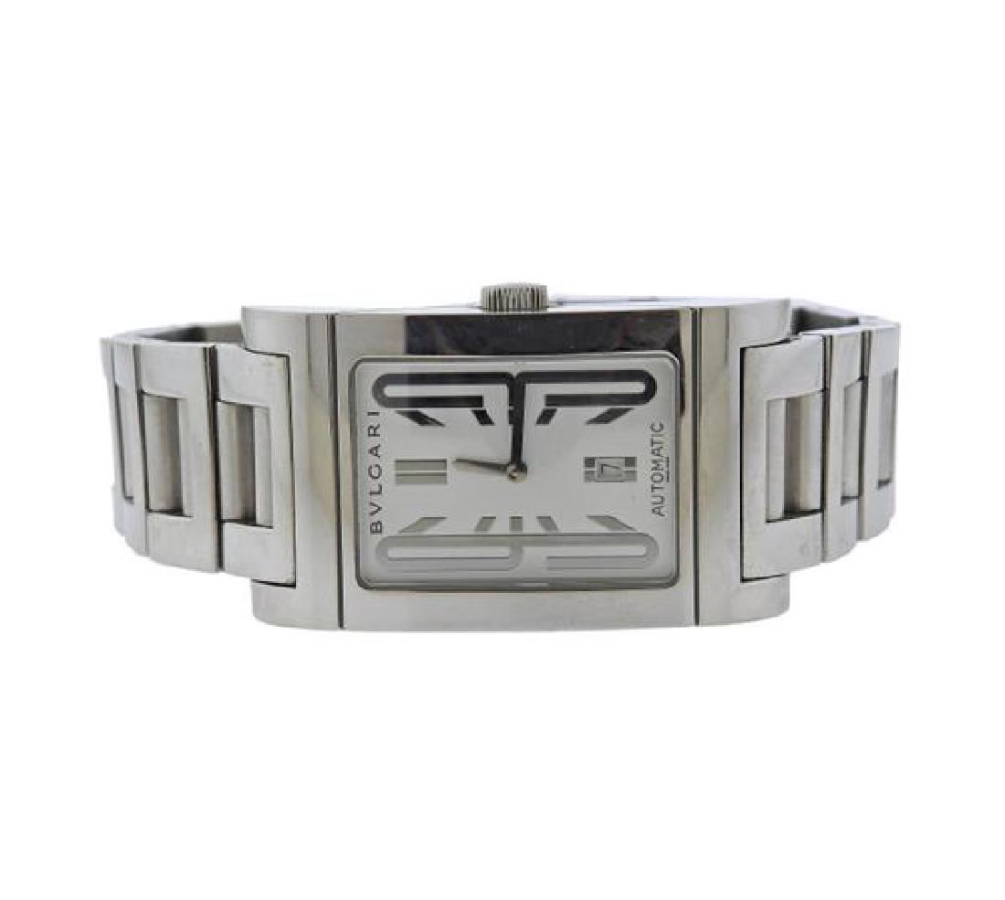 Bvlgari Bulgari Rettangolo Steel Watch RT45S (1 of 4)