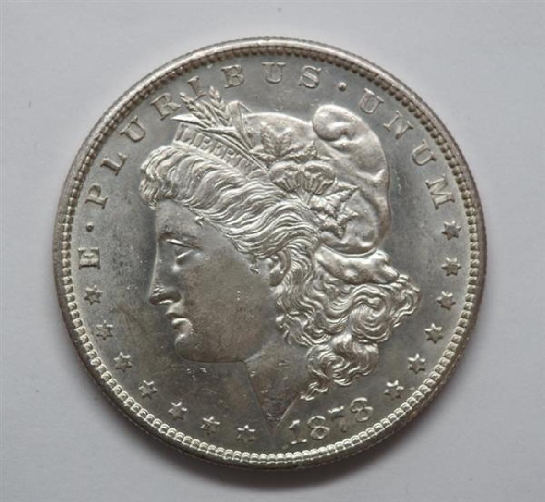 1878 S Morgan 1 Dollar Silver US Coin (1 of 2)