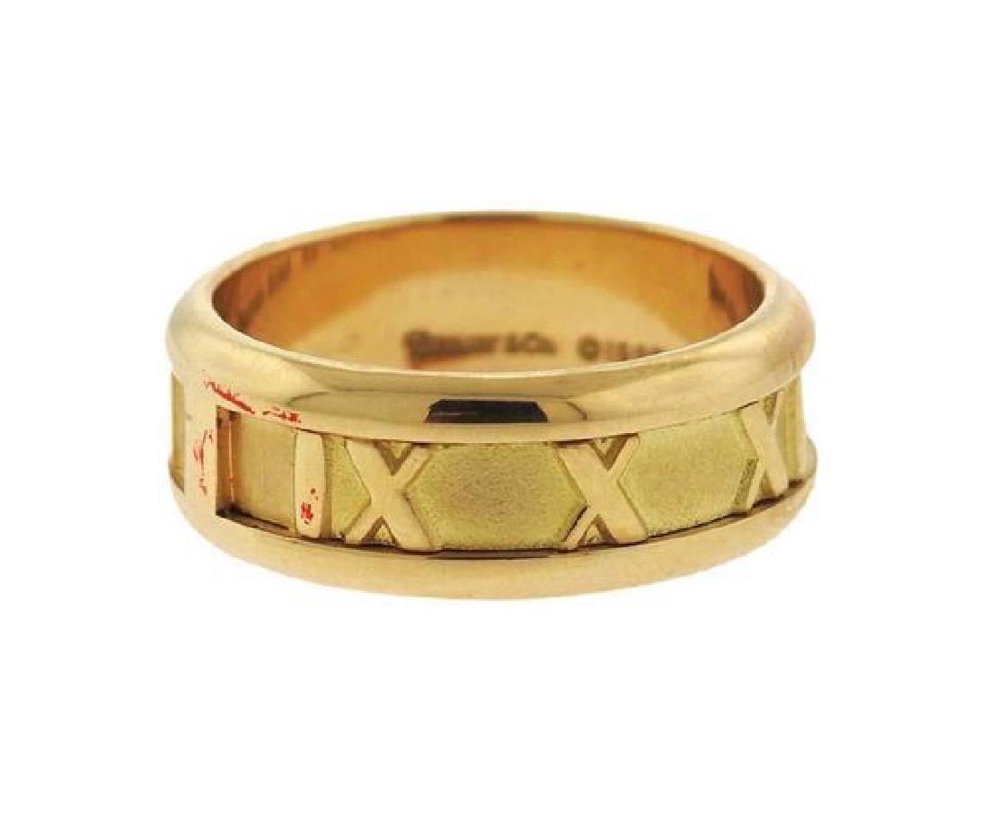 Tiffany & Co Atlas 18K Gold Band Ring (1 of 4)