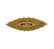 Antique English 9K Gold Diamond Blue Stone Brooch