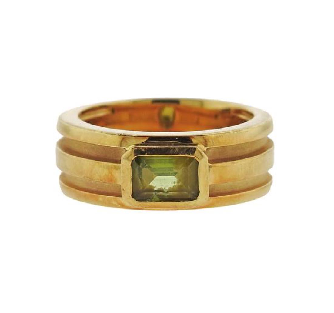 Tiffany & Co 18k Gold Peridot Ring (1 of 5)