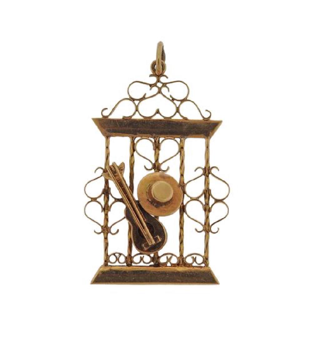 18k Gold Charm Pendant (1 of 3)