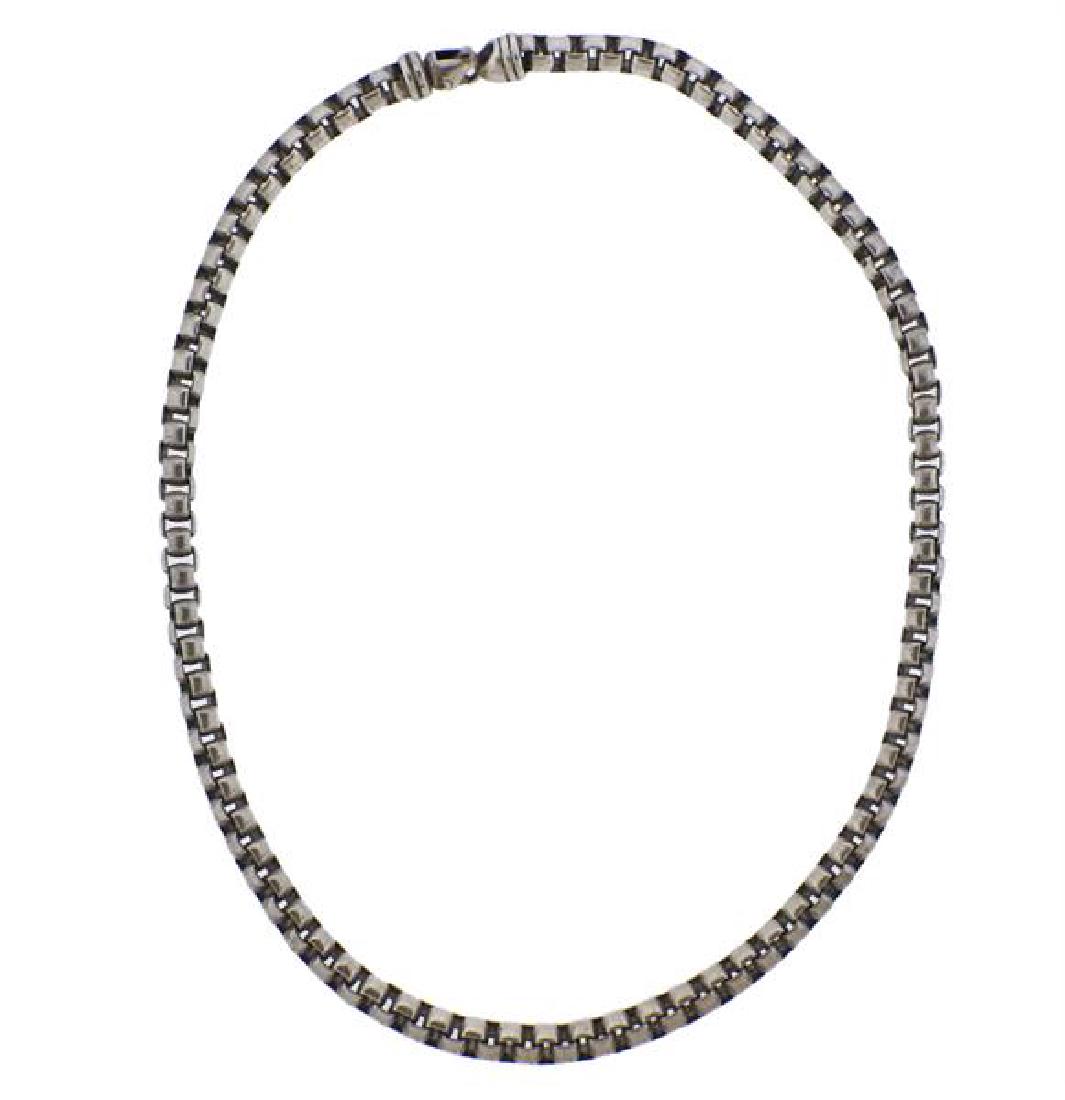 David Yurman Sterling Extra Large 7mm Box Chain (1 of 2)