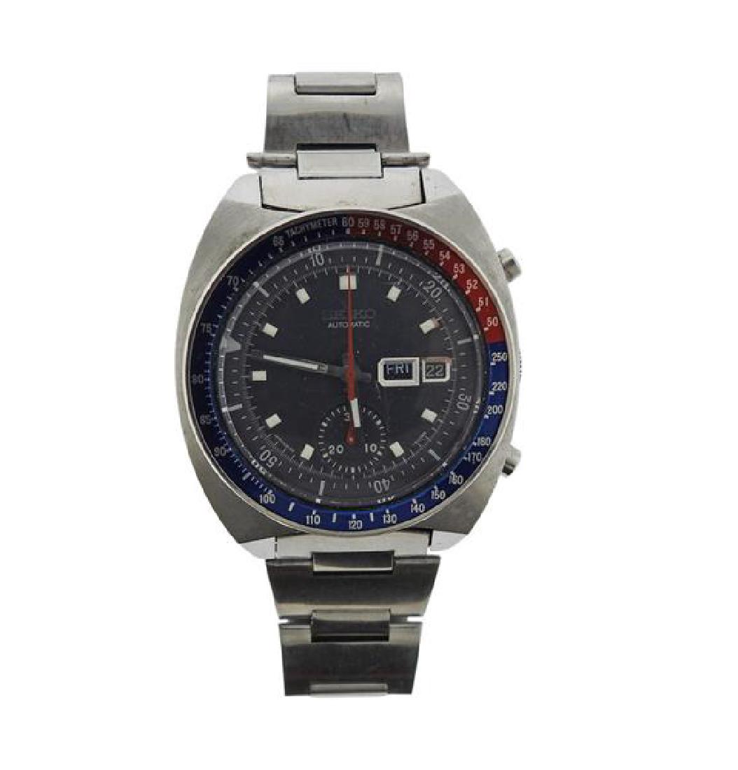 seiko day date chronograph