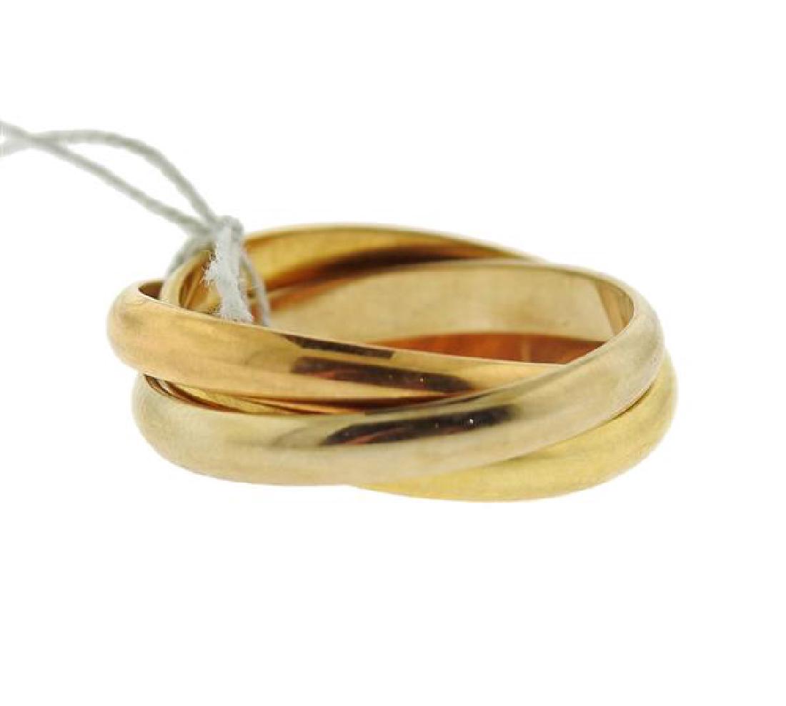 Cartier Trinity 18k Gold Rolling Band Ring 48 (1 of 2)