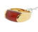 Bvlgari Bulgari Tronchetto Carnelian 18k Gold Ring - 2