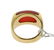 Bvlgari Bulgari Tronchetto Carnelian 18k Gold Ring - 3