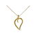 Tiffany & Co 18k Gold Leaf Pendant Necklace