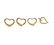 Tiffany & Co 18k Gold Heart Leaf Pendant Lot