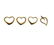 Tiffany & Co 18k Gold Heart Leaf Pendant Lot - 2