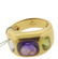 Chanel Amethyst Topaz Peridot 18k Gold Ring - 3