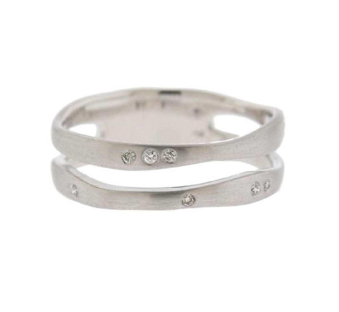 H. Stern 18K Gold Diamond Band Ring (1 of 4)