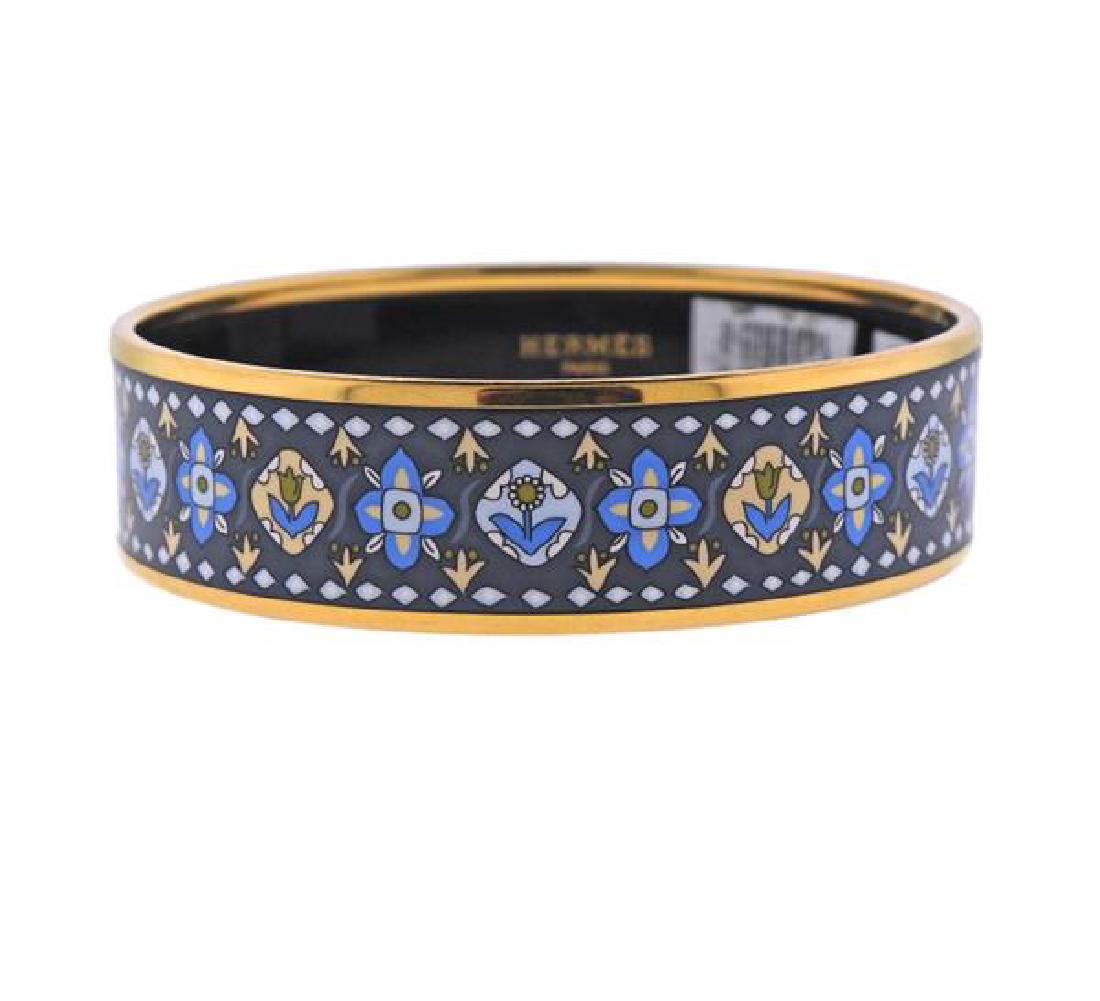 Hermes Enamel Bangle Bracelet (1 of 2)