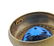 14K Gold Diamond Blue Gemstone Large Pendant - 4