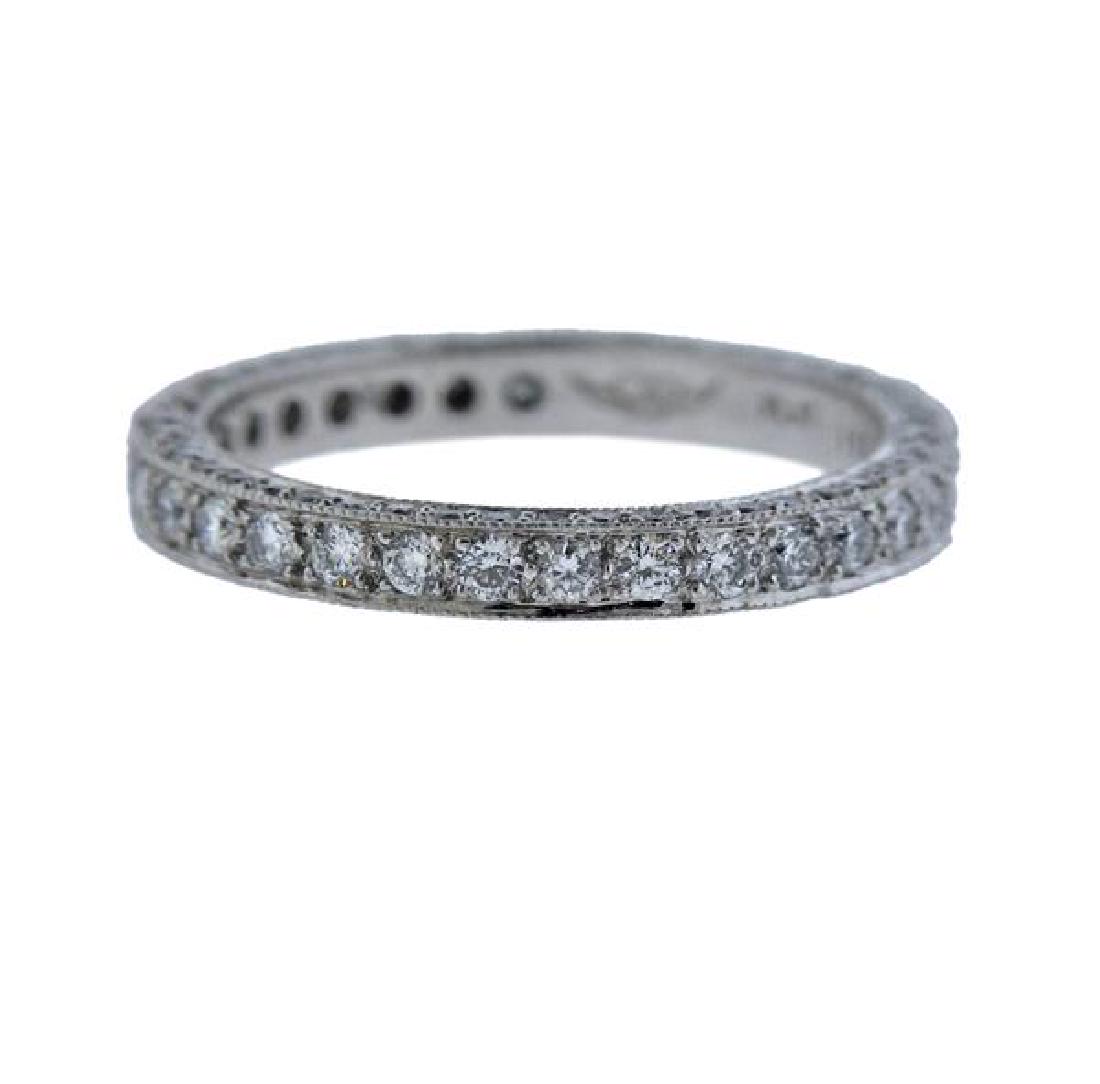 Martin Flyer Platinum Diamond Eternity Wedding Ring (1 of 3)