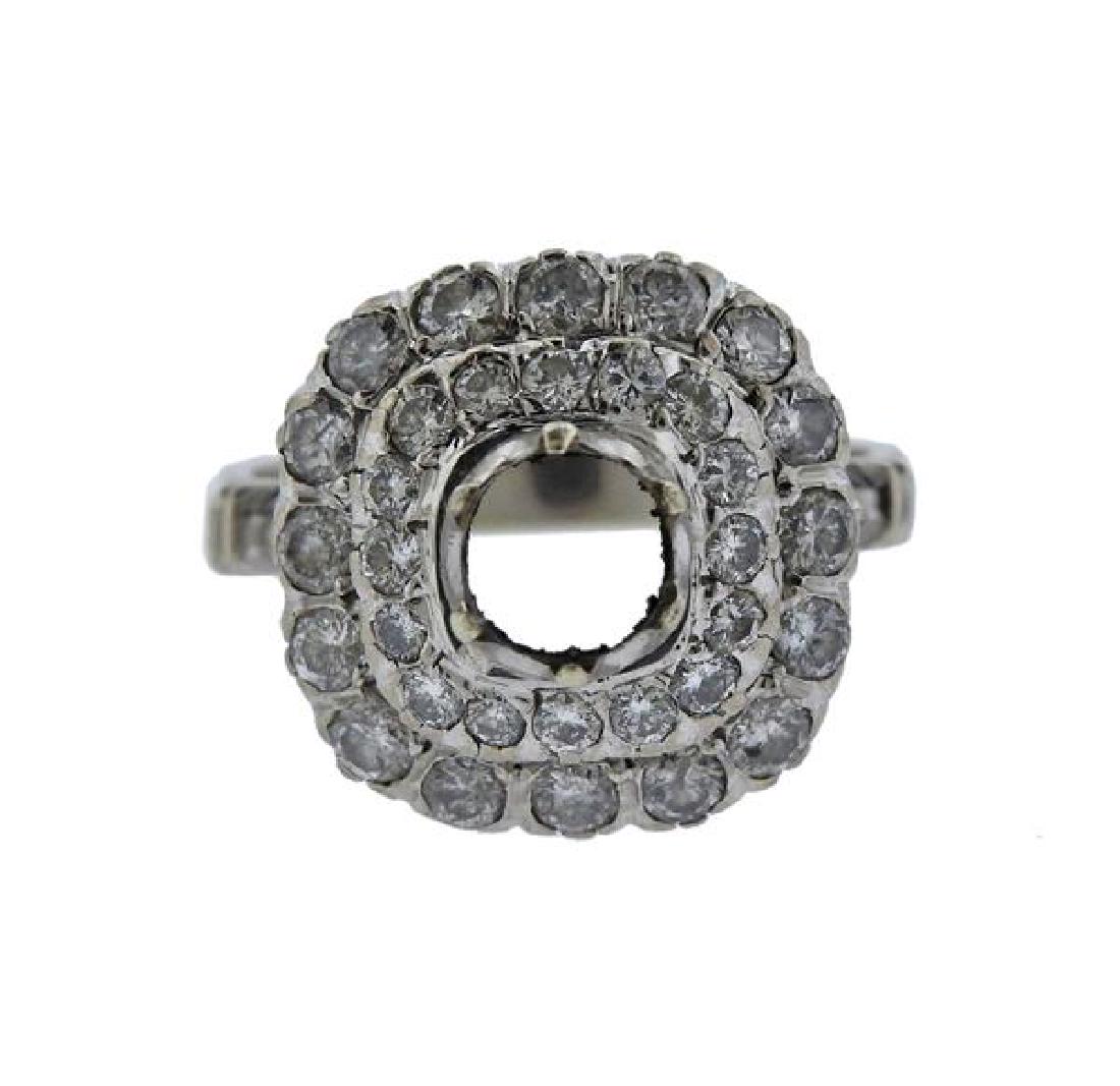 14k Gold Diamond Engagement Ring Setting (1 of 5)