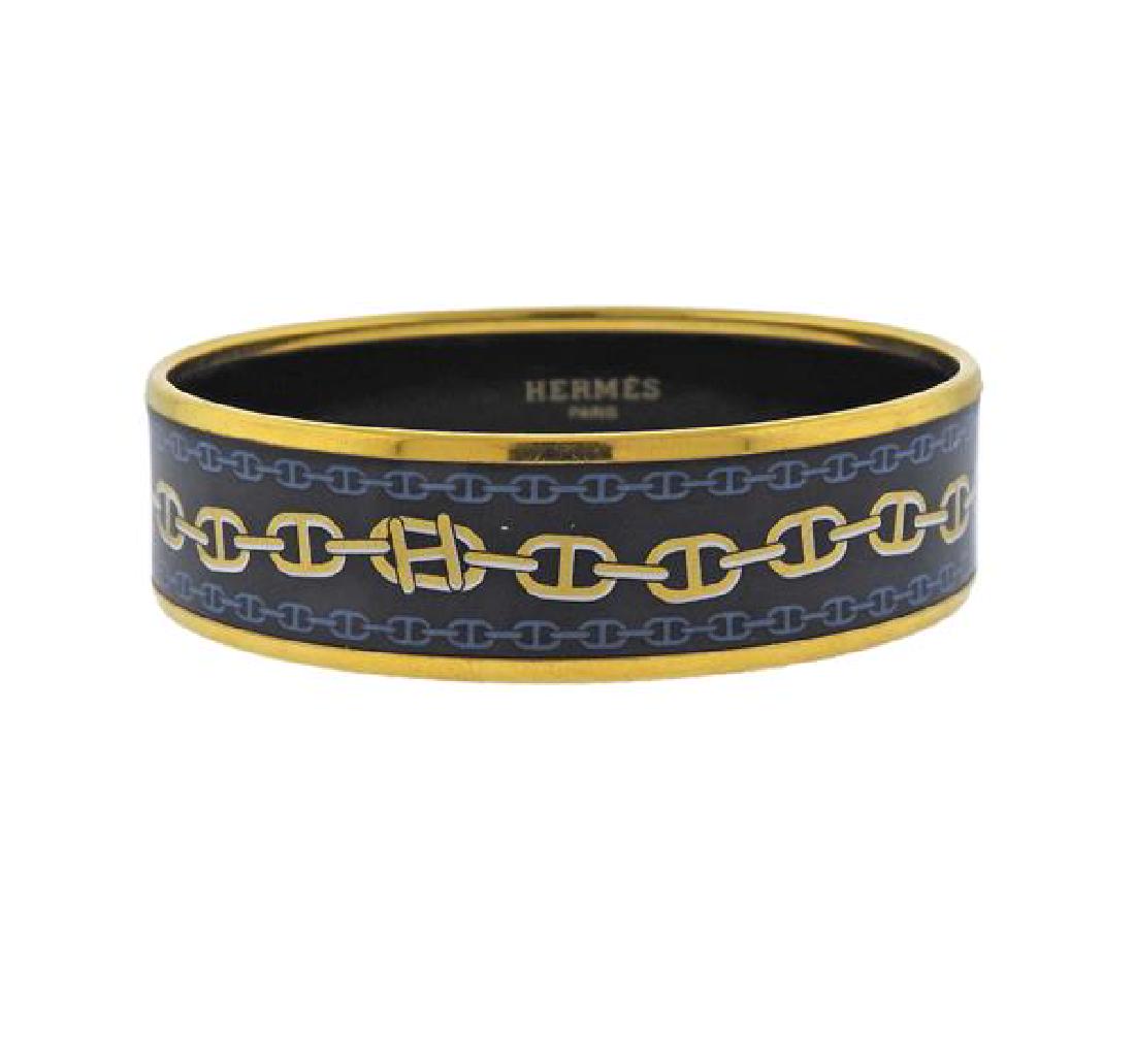 Hermes Enamel Bangle Bracelet (1 of 3)