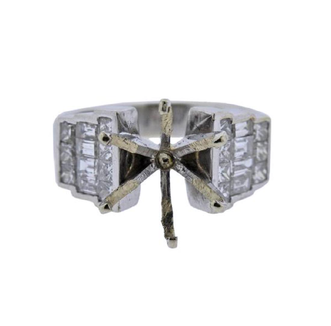 18K Gold Diamond Ring Mounting (1 of 3)