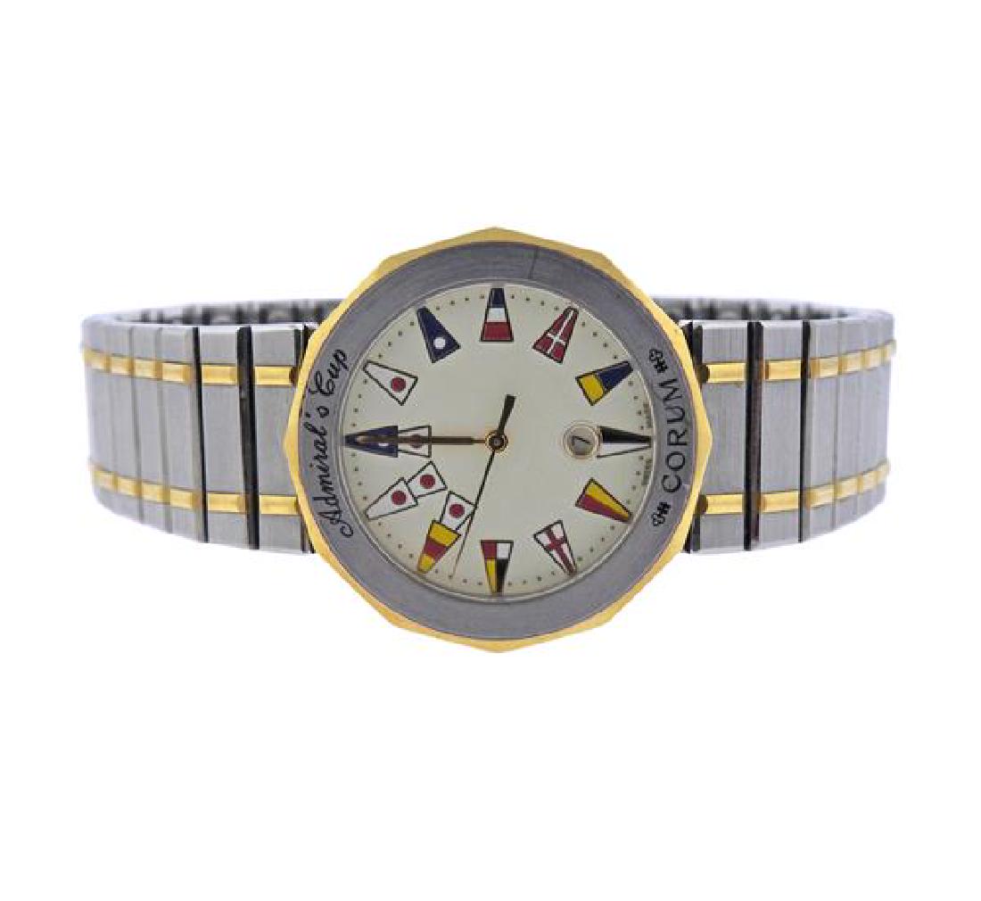 Corum Admiral's & Cup Legend 42 Gold Steel (1 of 3)