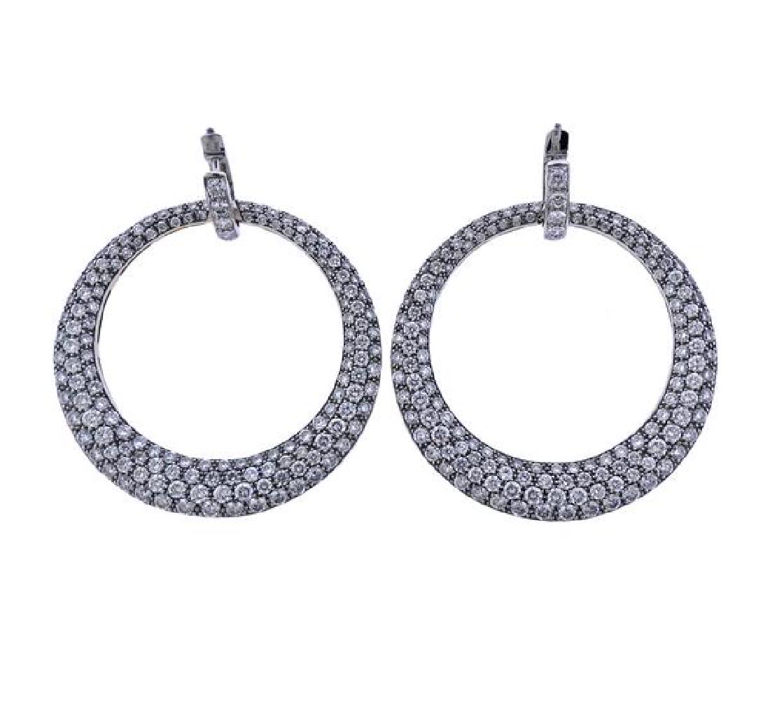 Carrera Y Carrera Sol Y Sombra  Diamond Gold Earrings (1 of 5)