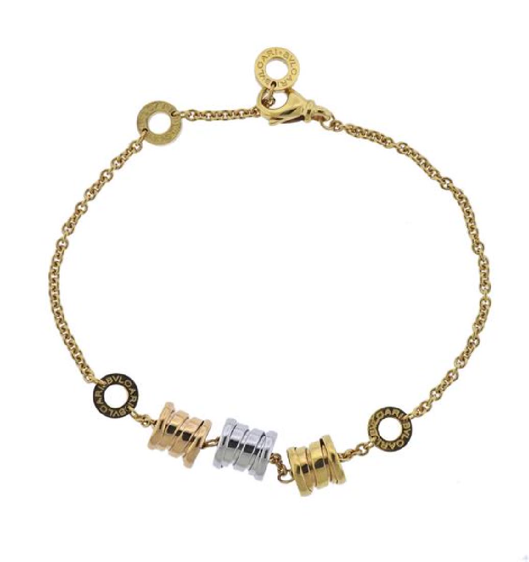 Bvlgari Bulgari B.Zero1 18k Gold Charm Bracelet (1 of 3)
