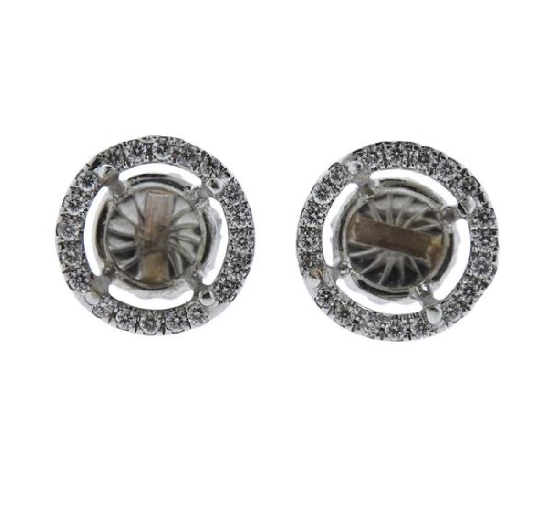 18K Gold Diamond Earrings (1 of 2)