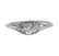 Art Deco Filigree 14k Gold Diamond Engagement Ring